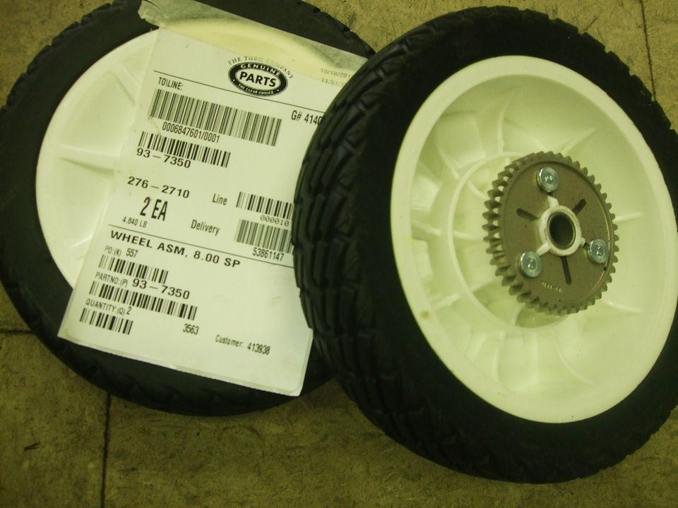 Lawnboy Lawn Boy Lawnmower Lawn Mower Drive Wheels Tires 93 7350 OEM