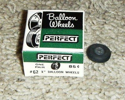   Perfect Balloon Wheels #62, 1inch New In Box & One ¾” Balloon wheel