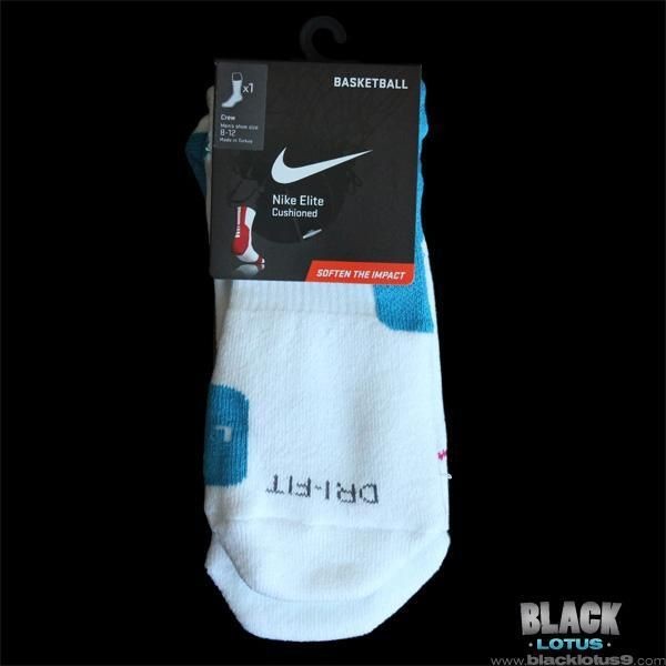   Nike Elite Basketball Crew Socks 2.0 Fireberry Pink Lebron South Beach