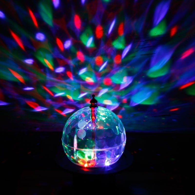   Rotate Crystal Magic Ball Stage Lighting Disco DJ Effect Light EU Plug