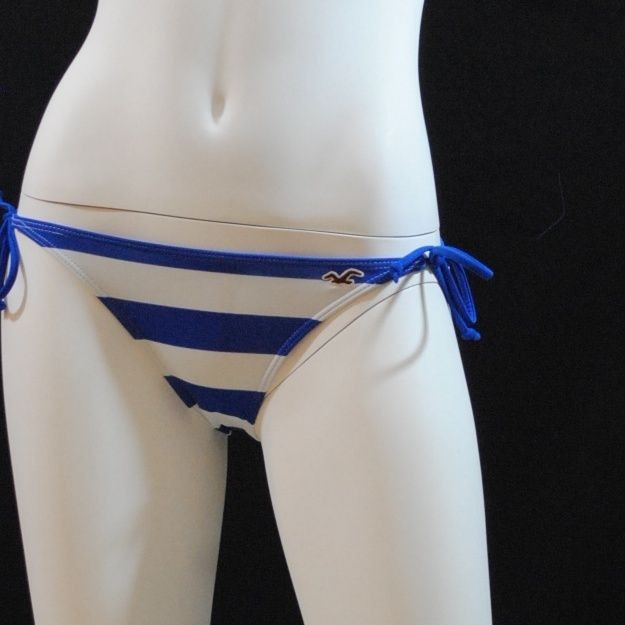 Hollister by Abercrombie Womens Bikini Bottom San Clemente Blue NWT