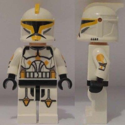 Lego Star Wars CUSTOM Clone Trooper jet commander minifig army 8014 