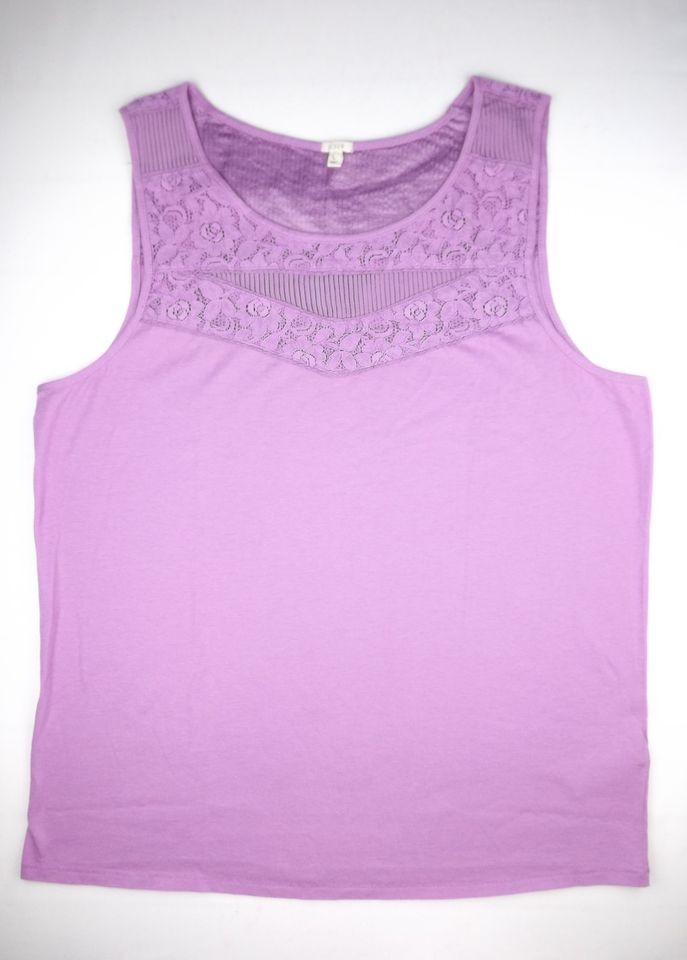 Nwt New Womens Pintuck Lace Shell Tank Top J Crew Size Large Free 