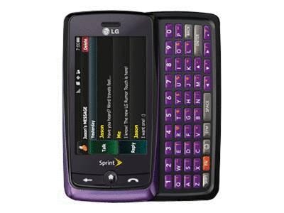 LG Rumor Touch LN510   Purple (Sprint) Cellular Phone