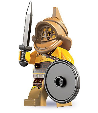 LEGO minifigure Series 5 the GLADIATOR #2 8805 SEALED Roman Solider 