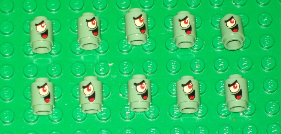 LEGO SPONGEBOB   10X PLANKTON MINIFIGURE FROM 4981