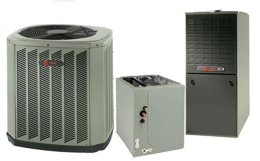   Trane 13.5 SEER R 410A 80% AFUE 40,000 BTU Gas Furnace Split System