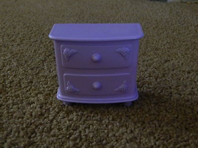   DISNEY DOLL HOUSE SIZE ARMOIRE DRESSER CHEST OF DRAWERS FURNITURE