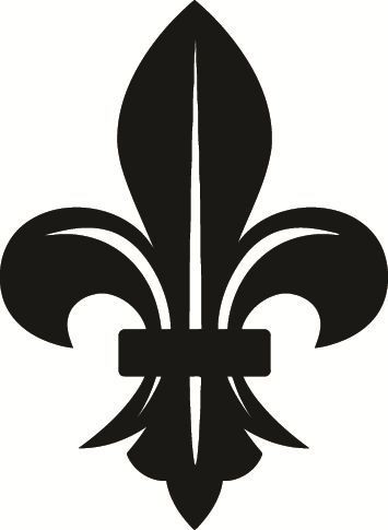 fleur de lis, Vinyl, Decal, Sticker, Religious, Graphics, Spiritual 