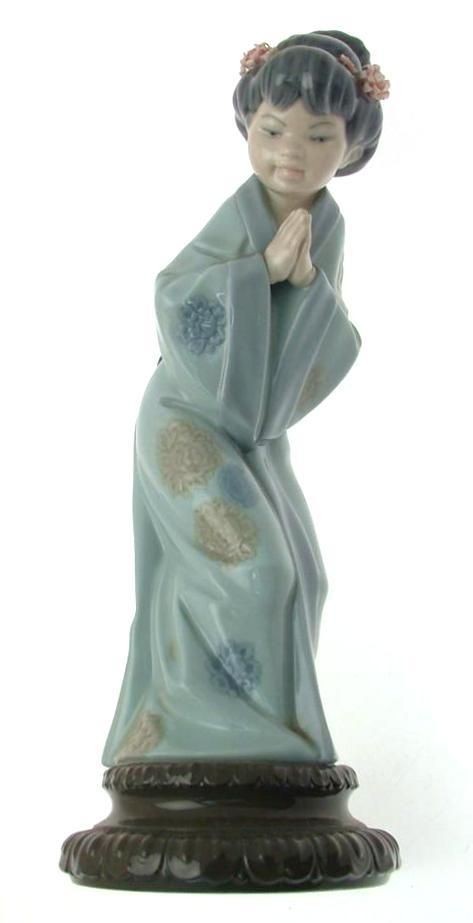 Lladro Japanese Sayonara model 4989 10.5 inch figure NEGR138