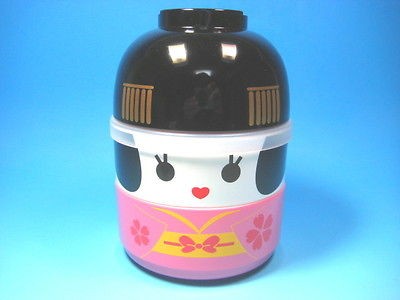 NEW ARRIVAL BENTO LUNCH BOX   KOKESHI KIMONO GEISHA kyoto Kimono Made 