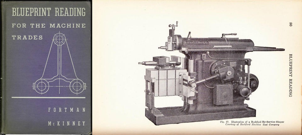 Blueprint Reading for the Machine Trades 1941 Fortman Engineering 