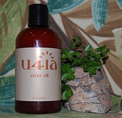 Emu Oil 8 oz   100% Pure Oil Fully Refined Cosmetic Grade