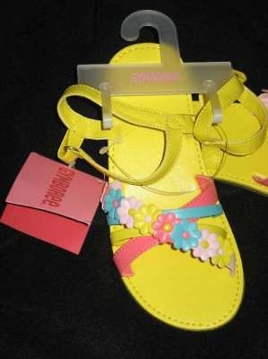 Gymboree HAPPY RAINBOW Flower Strap SANDALS Shoes upick