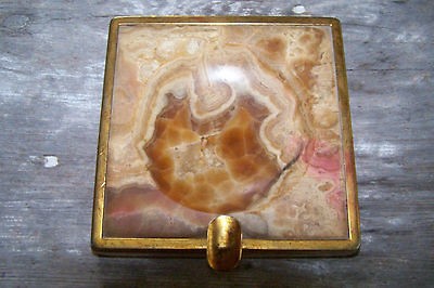 vintage marble ashtray