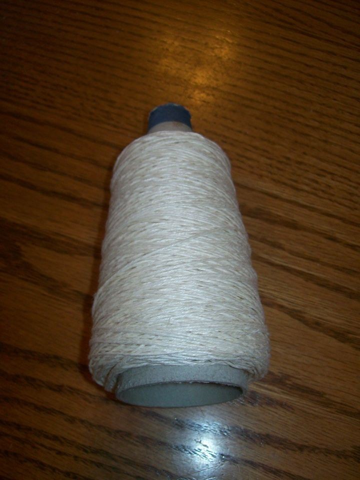 Unwaxed LINEN RUG LACING thread 6 ply braiding weaving warp twine 