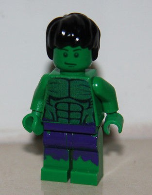 LEGO MARVEL CUSTOM AVENGER INCREDIBLE HULK MINIFIG MINI FIGURE