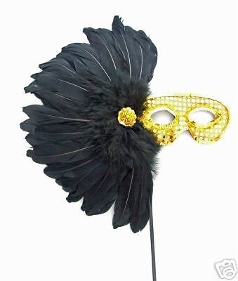 Aztec Princess Masquerade Ball Wand Party Mask