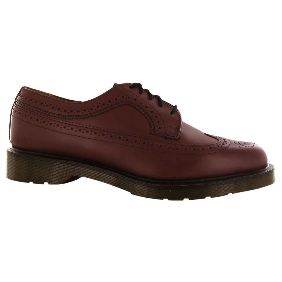 Dr.Martens 3989 Cherry Red Rough Smooth Mens Shoes