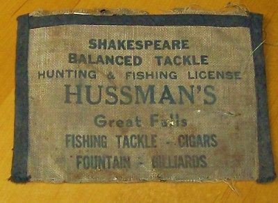 VINTAGE FISHING AND HUNTING LICENSE 1941 IDAHO WITH HUSSMANS FISHING 