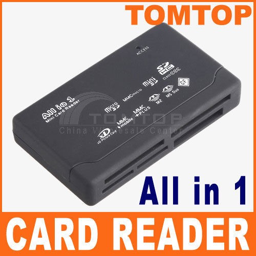 USB2.0 All in 1 Multi Memory Card Reader for Micro SD SDHC MS TF SD M2 