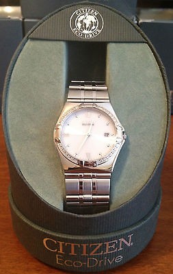   BM0720 52A Mens Elektra Eco Drive 28 Diamond Case N.W.o.T RARE