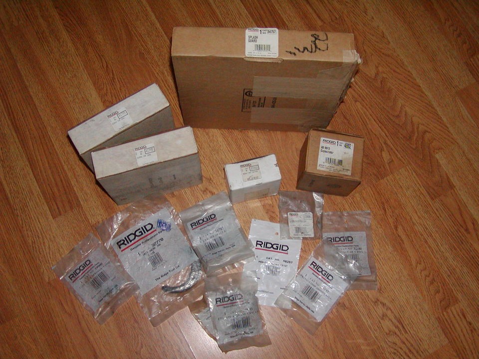 RIDGID MISCELLANEOUS REPAIR PARTS ( NEW )