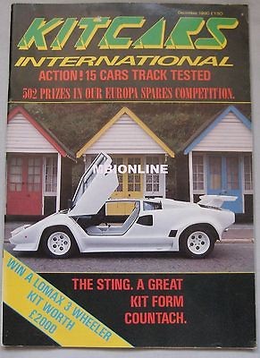 Kitcars International 12/1990 featuring ABS Scorpion, Quantum, BRA 289 