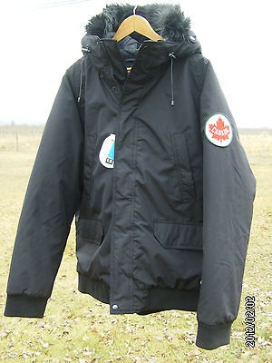 2012 HBC OLYMPIC TEAM CANADA MENS BLACK XL SHORT PARKA COAT New With 