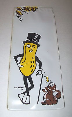 PLANTERS MR PEANUT VINTAGE ORIG. VINYL PENCIL CASE MISTER PEANUT FEEDS 