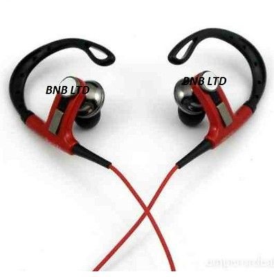   OVER IN EAR SPORTS HOOK EARPHONES FOR RUNNING SPORTS GYM HTC SAMSUNG
