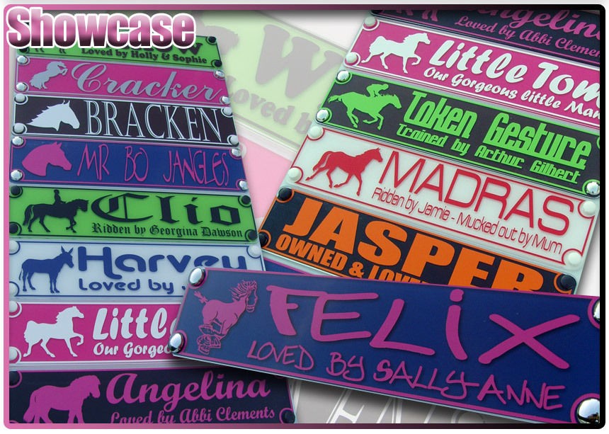 horse name plates