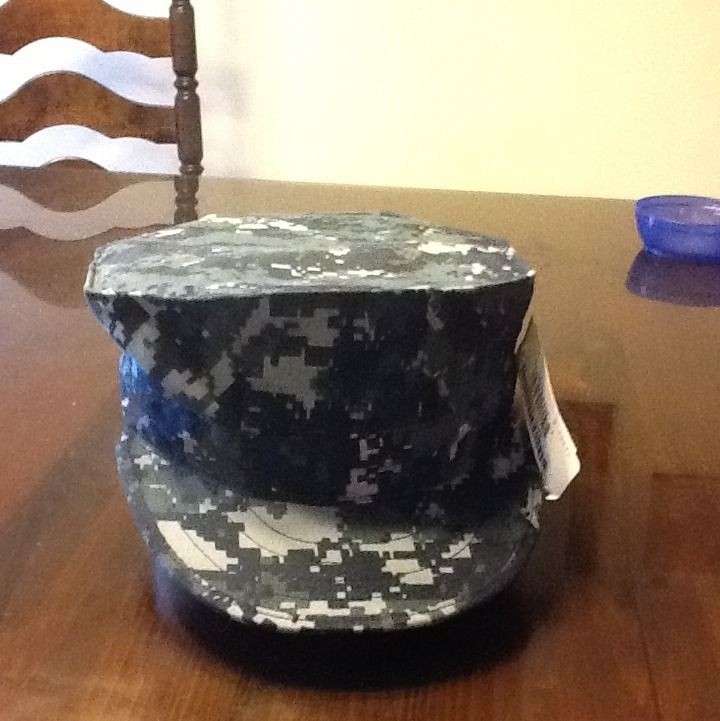 US NAVY SEAL SAILOR BDU NWU BLUE CAMO COMBAT CAP 8 POINT SIZE 6 3/8 to 