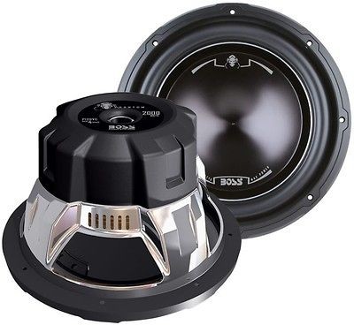 BOSS AUDIO P12DVC NEW PHANTOM 12 INCH SUBWOOFER 2000 WATTS DUAL 4 OHM 