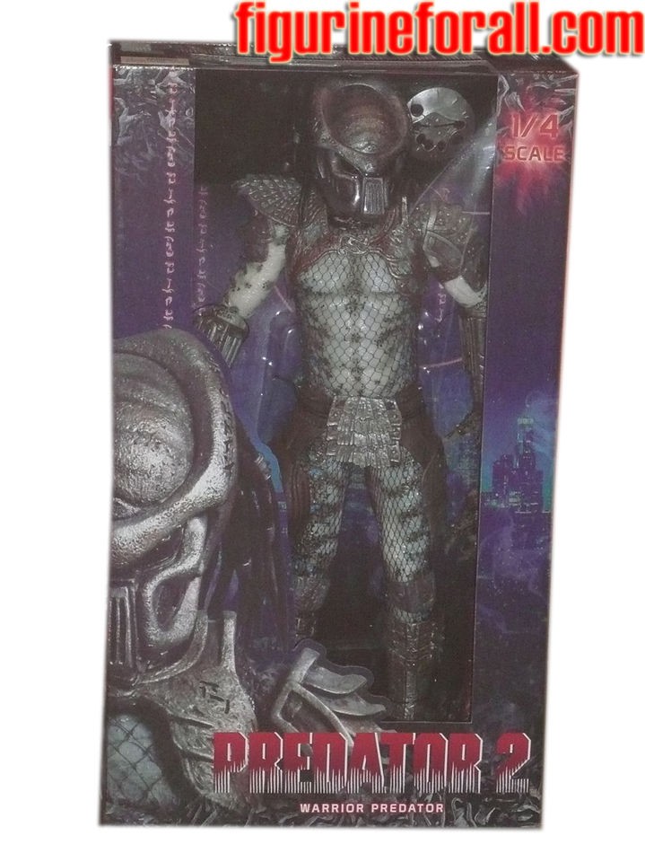 NECA PREDATOR 2 WARRIOR 1/4 Scale 18 Action Figure Limited Ed 5000 IN 