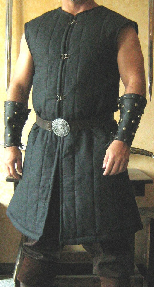 Medieval Celtic Viking Armor Padded Gambeson Sleeveless