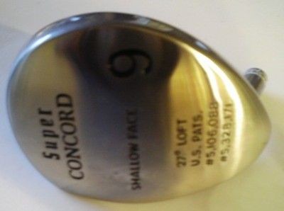   Fairway wood golf club #9 27 degrees Left handed golf club head