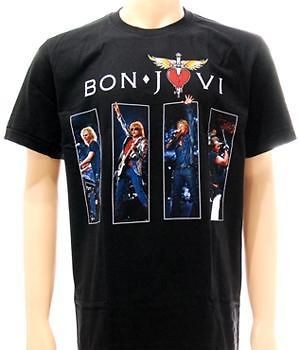 Bon Jovi American Metal Rock Vtg Retro T shirt Sz XL