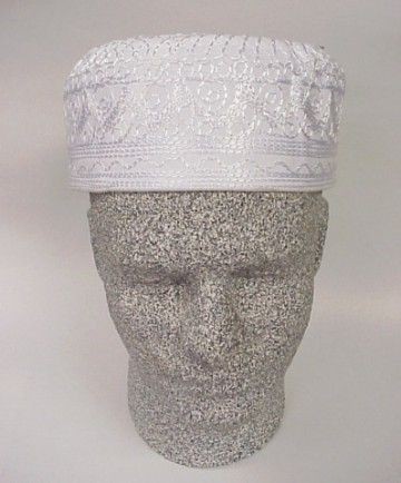 AFRICAN STYLE EMBROIDERED KUFI HAT AFRICAN ETHNIC EXOTIC STAND OUT BE 