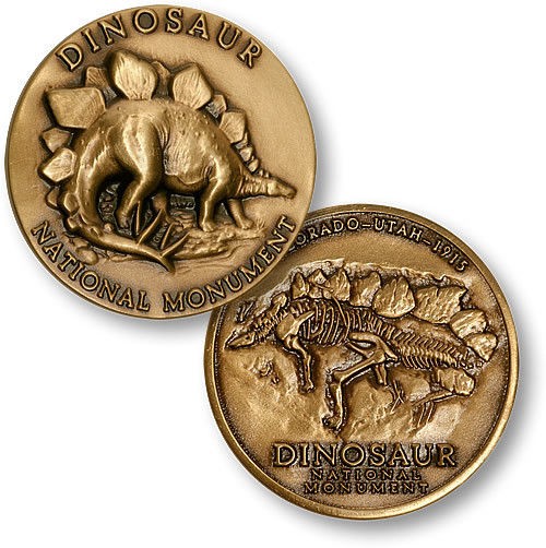 DINOSAUR NATIONAL PARK UTAH  MEDALLIC ART COMP MEDAL