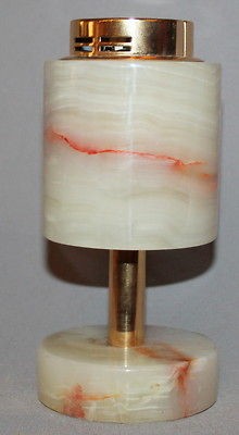 SAROME JAPAN BRASS/MARBLE TABLE BUTANE LIGHTER