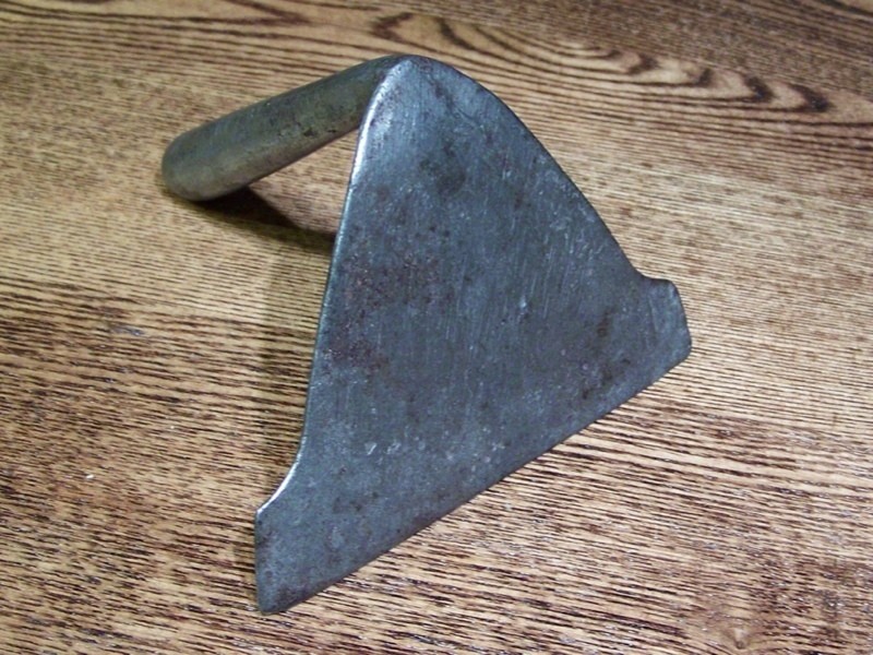 1800s Dough board Scraper Wrought Iron Lancaster PA old antique 