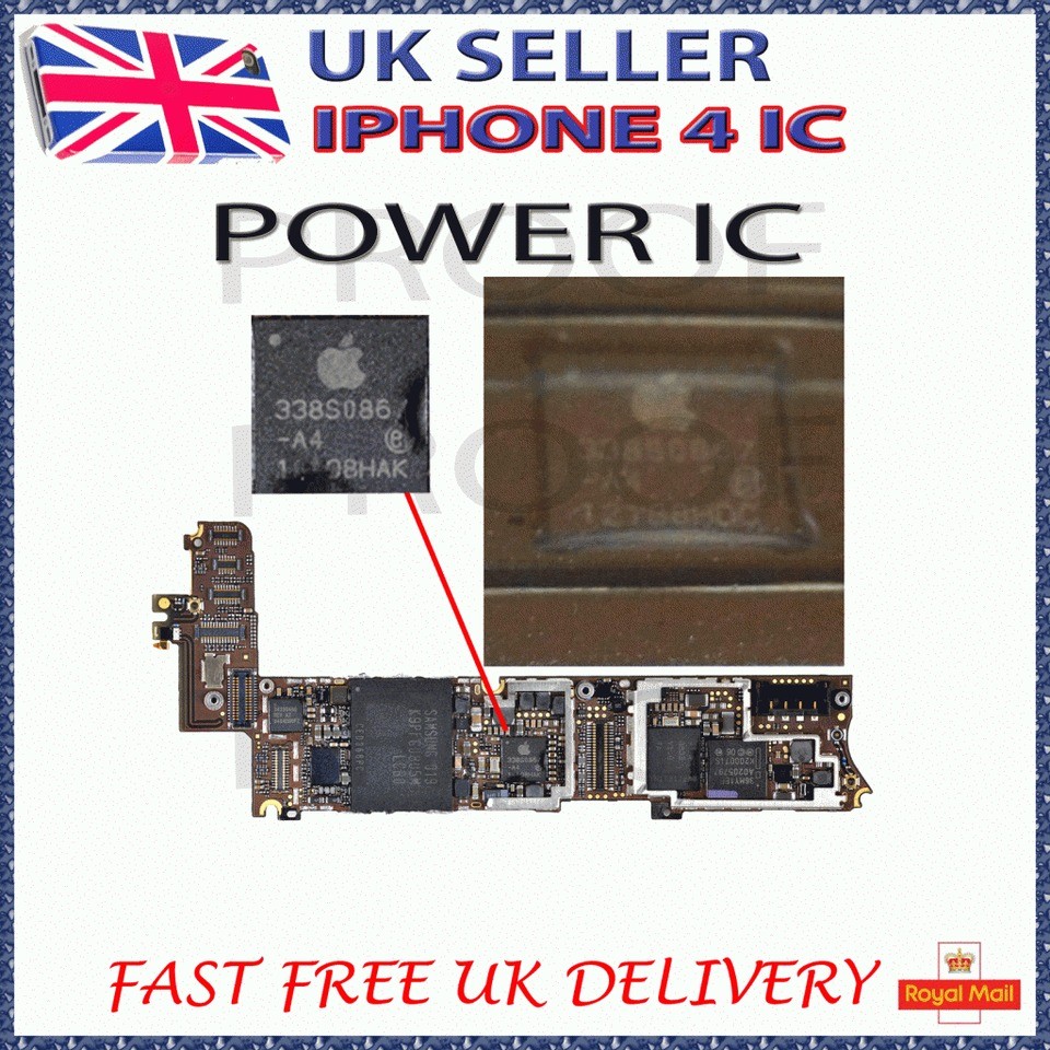 IPHONE 4 POWER IC 338S0867 BGA CHIP FIX REPAIR FAULTY POWER FOR 