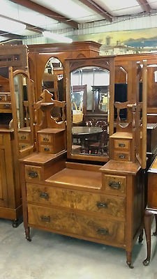 antique chest mirror