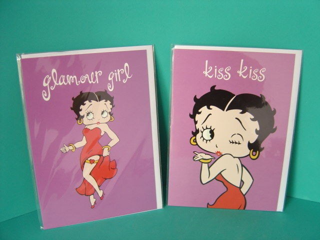 BETTY BOOP BLANK GREETINGS CARDS