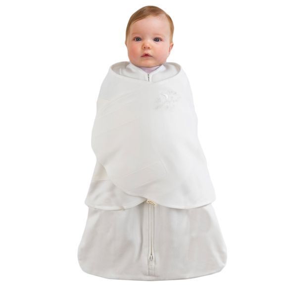 Halo SleepSack Swaddle. Newborn birth to 3 mos. 6 to 12 lbs. Cream 