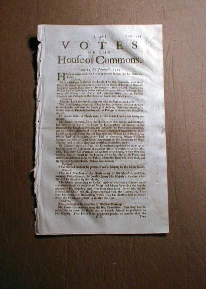 1715 British newspaper London ENGLAND   300 years old 