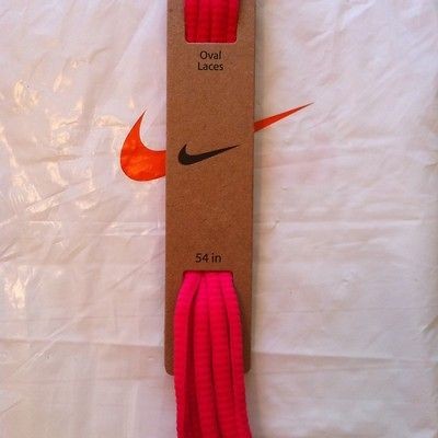 Authentic Nike 54 Inch Oval Voltage Cherry Shoelaces