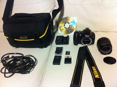 WHOLE KIT Nikon D40x 10.2 MP Digital SLR Camera w/ AF S DX 18 55mm 