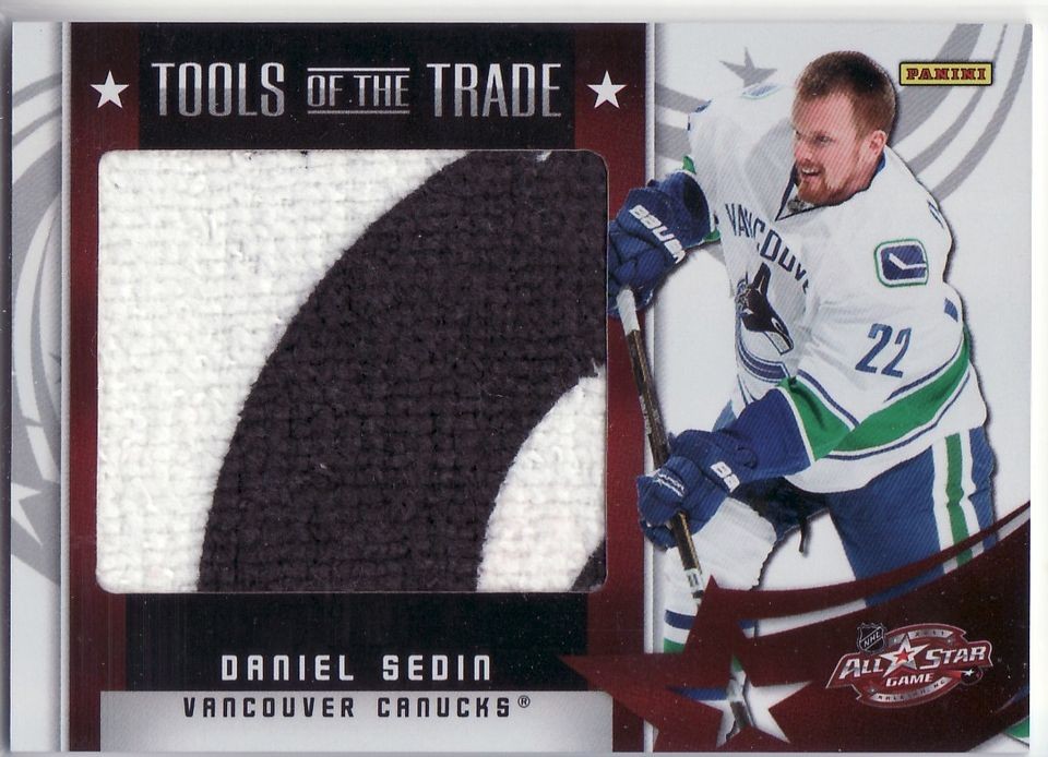 2011 12 Panini DS Daniel Sedin All Star Game Used Gatorade Towel 